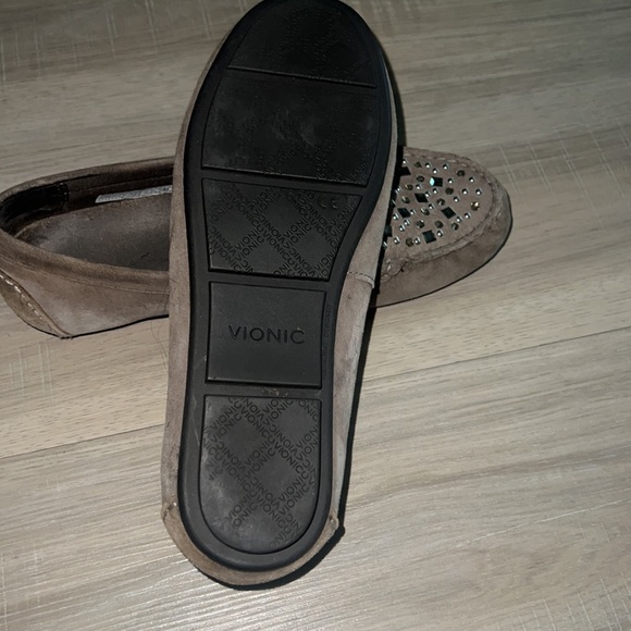 Vionic Chill Athens 356 Loafers Plum Women’s Orthaheel Rhinestones - Picture 4 of 4